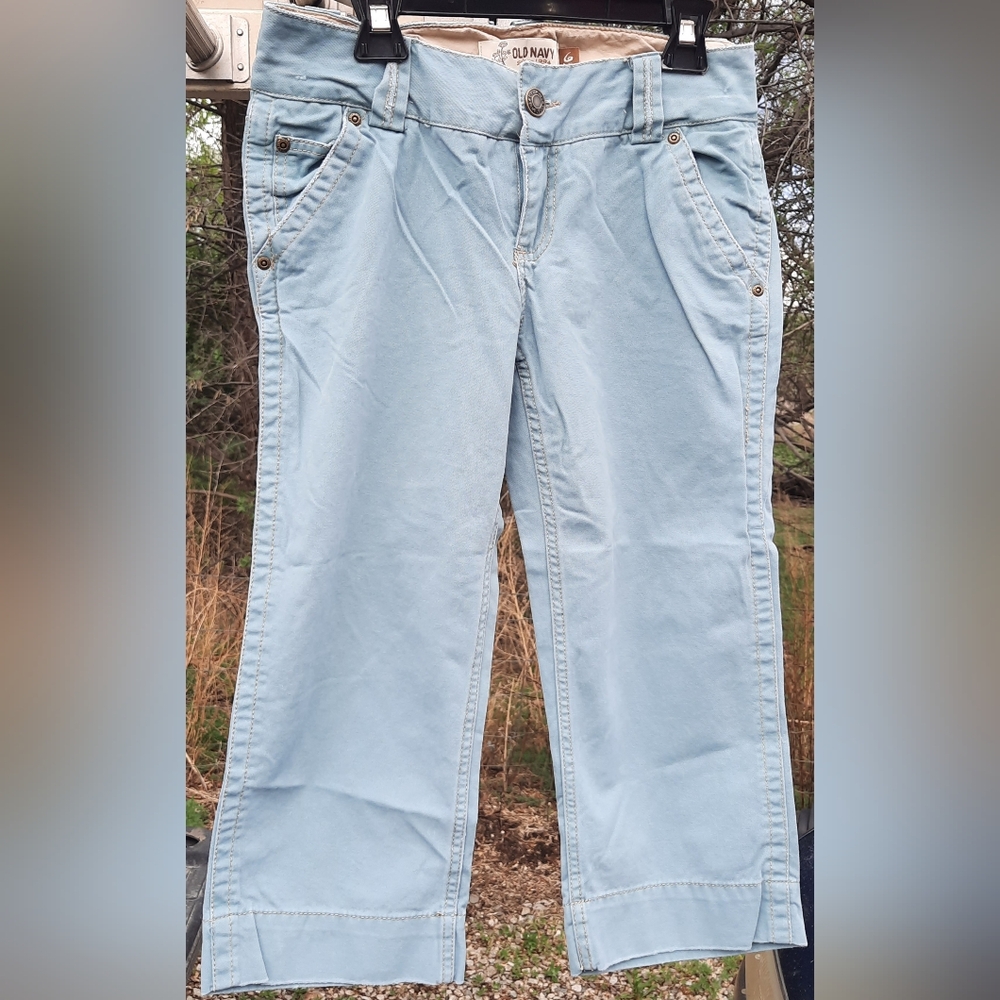 Old Navy Blue Flare Wide Leg Jeans